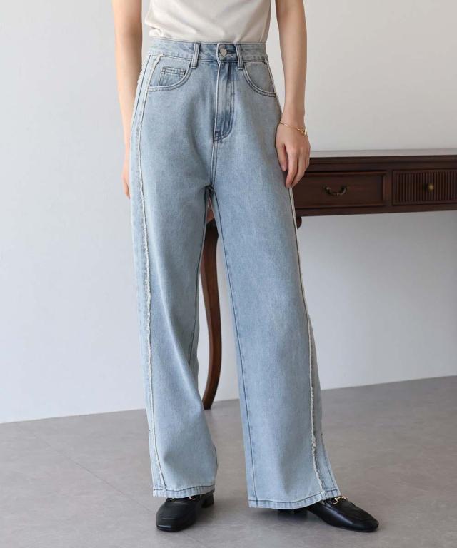 ブルーイースト（BLUEEAST）/サイドフリンジデニムの通販は 4,910円