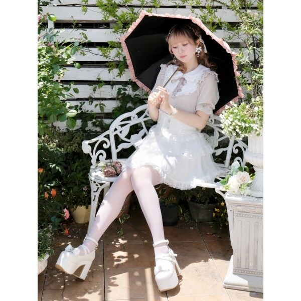 ノエミー(NOEMIE)/NOEMIE お嬢さんフリル長日傘の通販はau PAY ノエミー(NOEMIE)/NOEMIE お嬢さんフリル長日傘の通販はau PAY