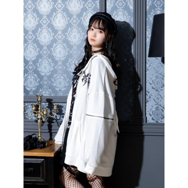 ノエミー（NOEMIE）/2WAYうさ耳ユニセックスZIP裏毛パーカーの通販はau