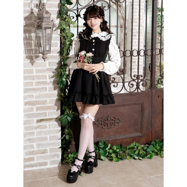 ノエミー（NOEMIE）/バックレースアップドレッシージャンパースカート