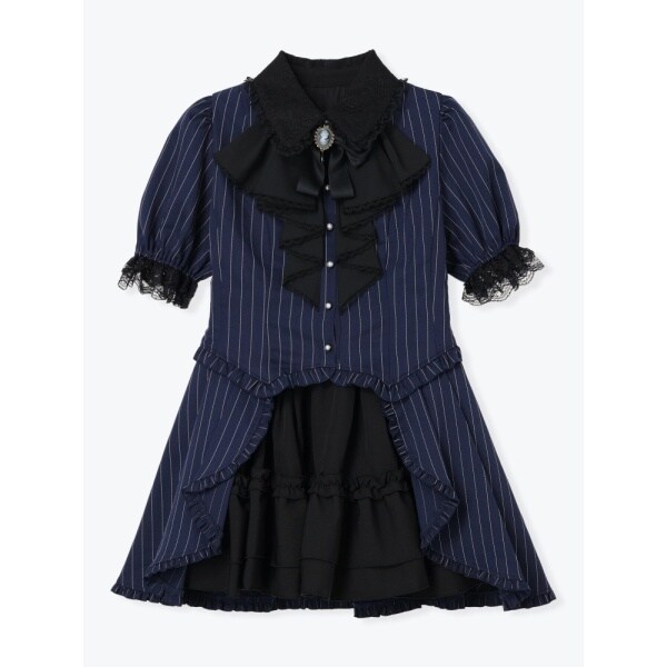 NOEMIE ノエミー ゴシックドレッシーラッフルセットアップ ゴシックドレッシーラッフルセットアップ（セットアップ｜ワイン