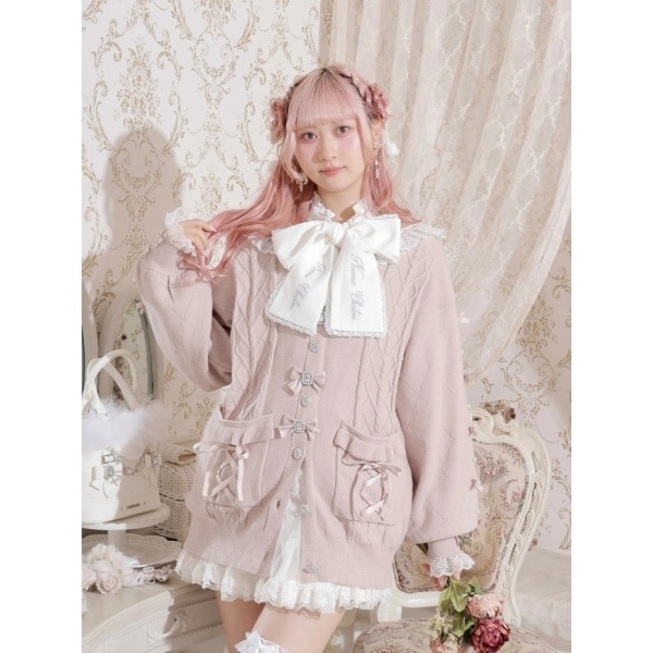 ノエミー（NOEMIE）/メニーリボンケーブルセーラカーデの通販はau PAY