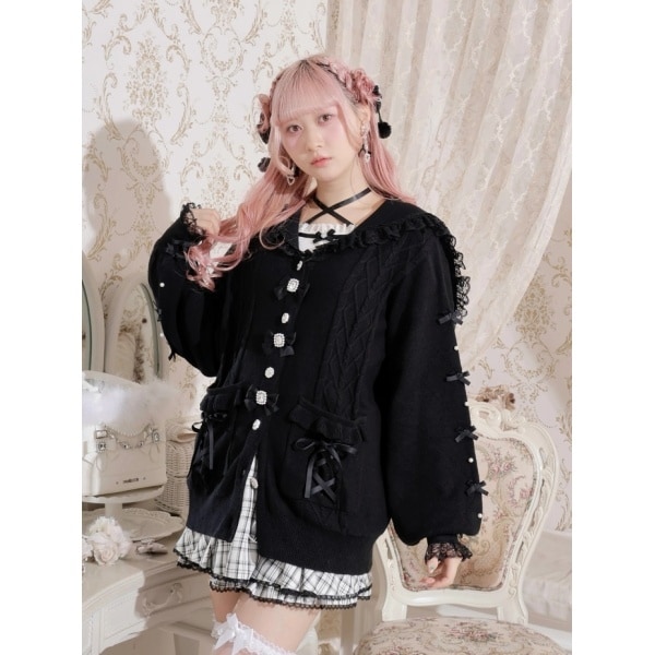 ノエミー（NOEMIE）/メニーリボンケーブルセーラカーデの通販はau PAY