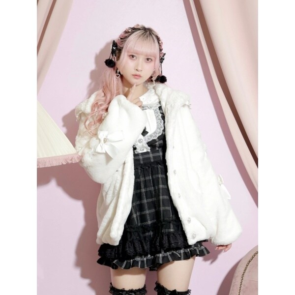 ノエミー（NOEMIE）/うさ耳ポケットハート袖スピンドルファーブルゾン