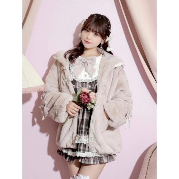 ノエミー（NOEMIE）/うさ耳ポケットハート袖スピンドルファーブルゾン
