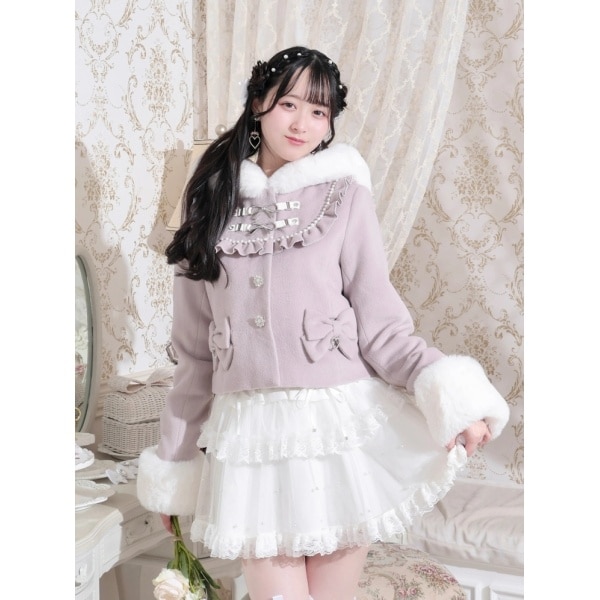 ノエミー（NOEMIE）/ヨークフリルドーリーショートコート【公式通販】
