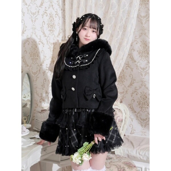 ノエミー（NOEMIE）/ヨークフリルドーリーショートコートの通販は