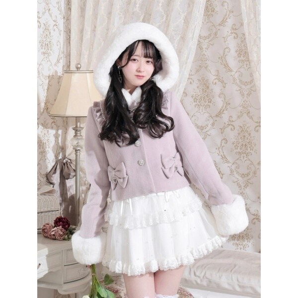 ノエミー（NOEMIE）/ヨークフリルドーリーショートコートの通販はau