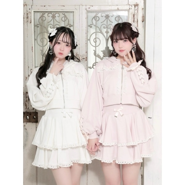 ノエミー（NOEMIE）/メニーリボンスピンドルパーカーセットアップの