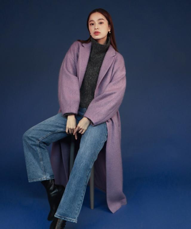 ジェーバイブルー（J by blue）/尾州シャギーウールオーバーコート