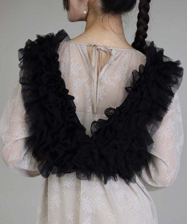 ジェーバイブルー（J by blue）/フリルチュールベスト＆ミモザ