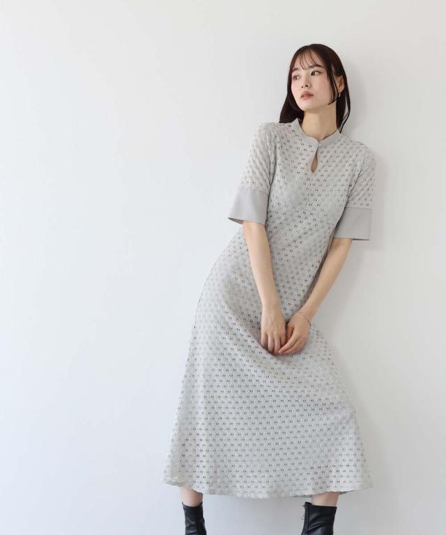 エリザベッタ フランキ ロングシャツドレス ベルト付き 長袖 ELISABETTA FRANCHI】ベルト付き ロングシャツドレス 全2色