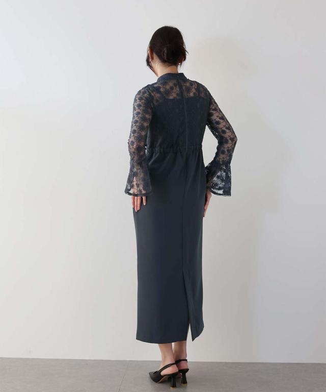 ジェーバイブルー（J by blue）/レースドッキングワンピース・ジレ