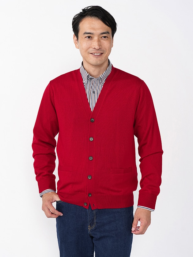 エレメント オブ シンプルライフ/ウォッシャブルカーディガン