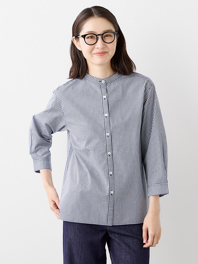 新品タグ付き】フランシュリッペ ギンガムチェック 半袖ジャケット FL5