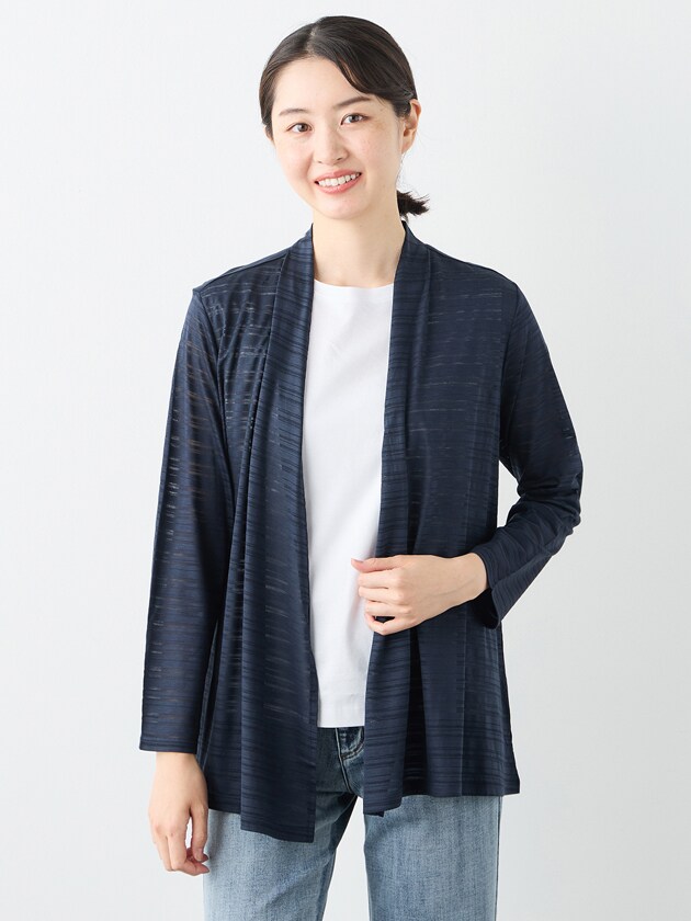 エレメント オブ シンプルライフ（element of SIMPLE LIFE）/シャドーボーダーカーディガン