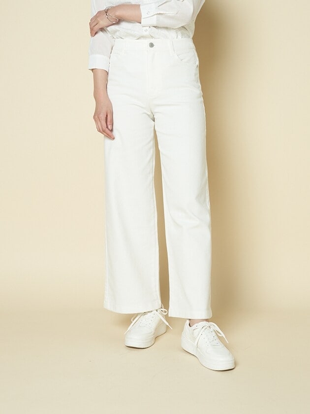 エレメント オブ シンプルライフ（element of SIMPLE LIFE）/ホワイトデニムパンツ