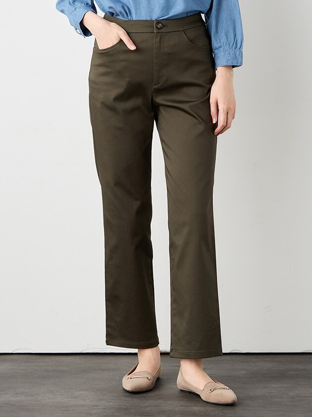 エレメント オブ シンプルライフ（element of SIMPLE LIFE）/コットンサテンパンツ