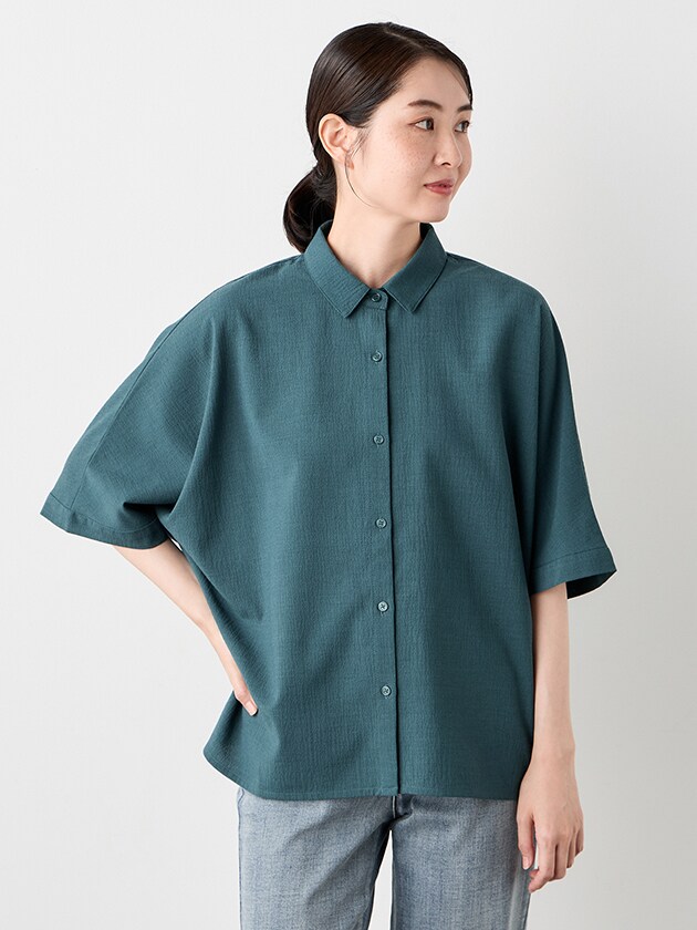 エレメント オブ シンプルライフ（element of SIMPLE LIFE）/ワイドリラックスブラウス 6,248円