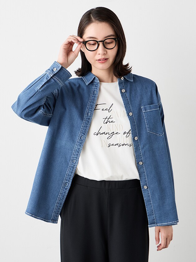 エレメント オブ シンプルライフ（element of SIMPLE LIFE）/Everyday Denim Shirt 8,360円