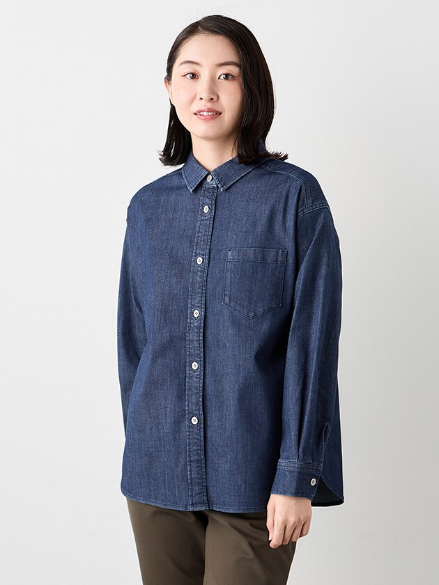 エレメント オブ シンプルライフ（element of SIMPLE LIFE）/Everyday Denim Shirt_1