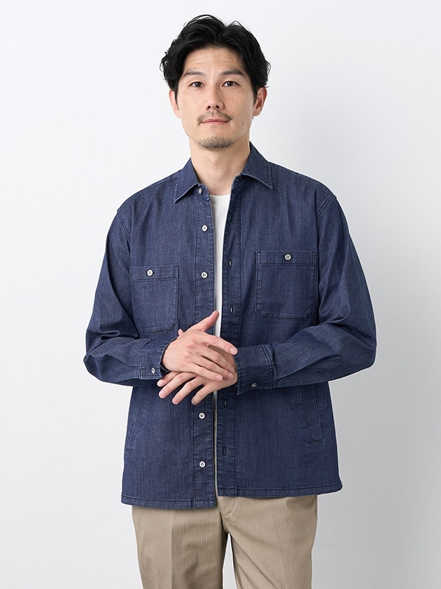 エレメント オブ シンプルライフ（element of SIMPLE LIFE）/エブリデイデニムシャツアウター