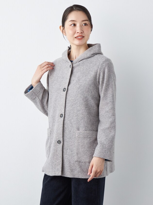 エレメント オブ シンプルライフ（element of SIMPLE LIFE）/スライバーウール羽織JK