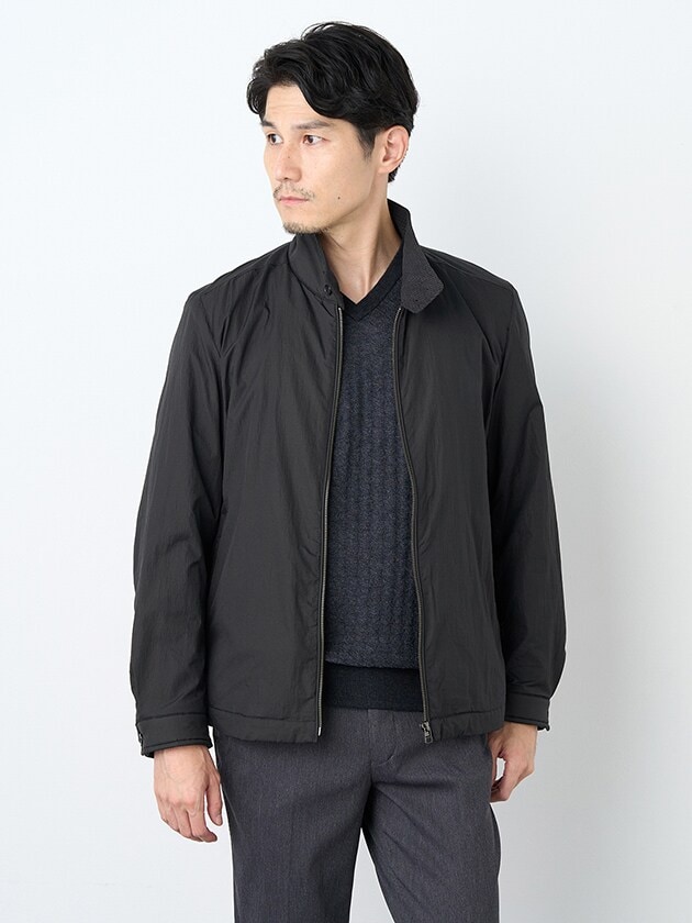 エレメント オブ シンプルライフ（element of SIMPLE LIFE）/ナイロンリップルドライビングブルゾン