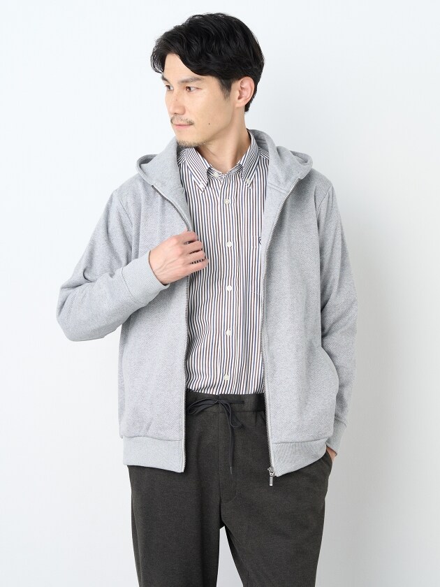 エレメント オブ シンプルライフ（element of SIMPLE LIFE）/裏起毛バーズアイパーカー