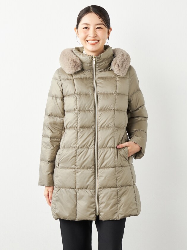 エレメント オブ シンプルライフ（element of SIMPLE LIFE）/フェイクファーダウンコート