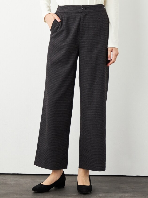 エレメント オブ シンプルライフ（element of SIMPLE LIFE）/千鳥セミワイドパンツ エレメント オブ シンプルライフ（element of SIMPLE LIFE）/千鳥