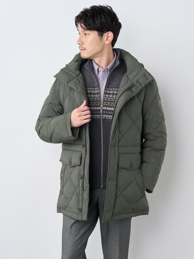 エレメント オブ シンプルライフ（element of SIMPLE LIFE）/ナイロンワッシャーダウンジャケット