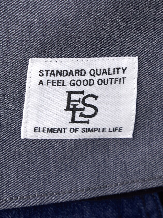 エレメント オブ シンプルライフ（element of SIMPLE LIFE）/リラックスフィットソフトデニム長袖シャツアウター_7
