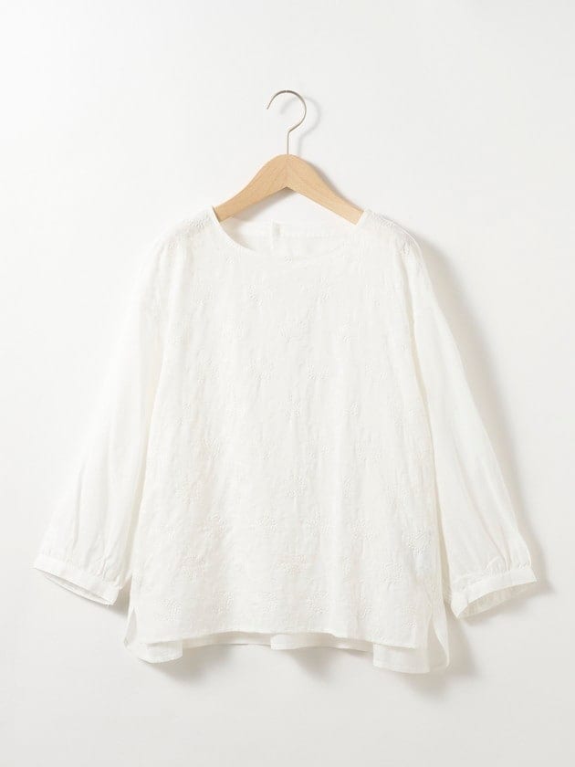 エレメント オブ シンプルライフ（element of SIMPLE LIFE）/サークルフラワーエンブブラウス 7,524円