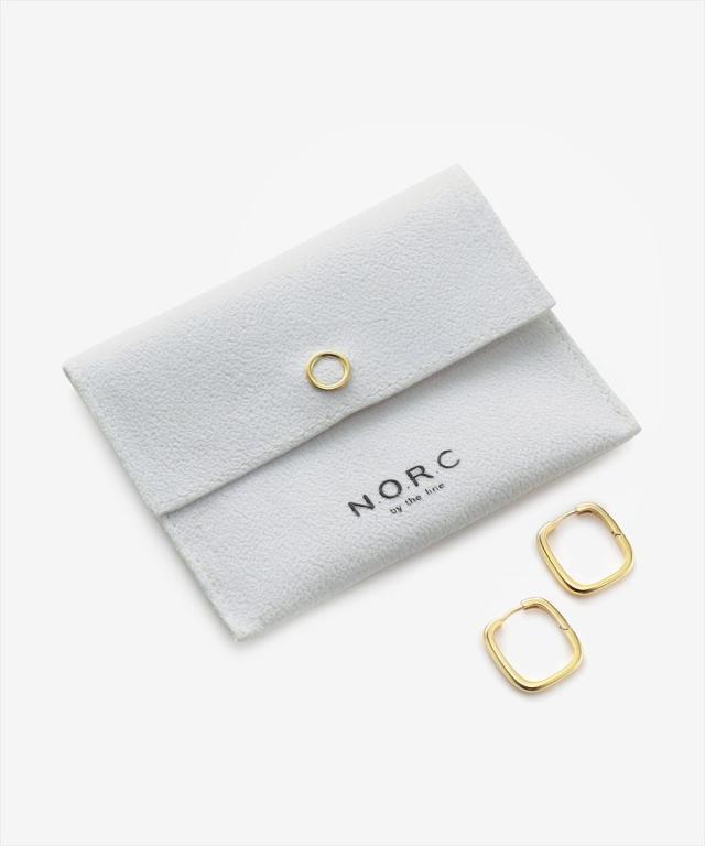 【NEW】ノーク/スクエアピアスビッグの通販は 9,620円