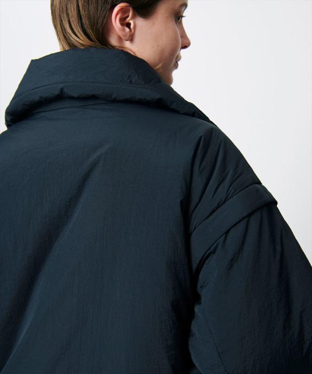 美品✳︎N.O.R.C ノーク 2WAY中綿ミディコート 撥水 ダウンジャケット ノーク（N．O．R．C）/2WAY中綿ミディコート ダウンコート