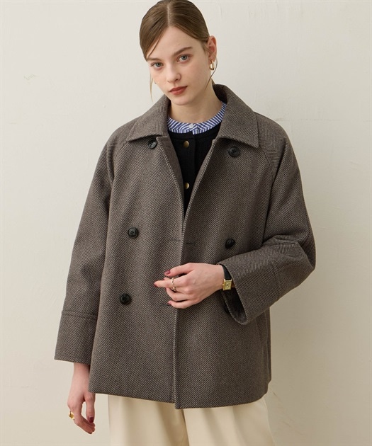 ルスークホリデー（LE SOUK HOLIDAY）/スタンドショートコート