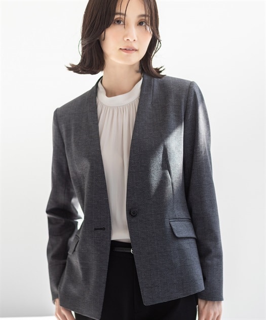 エーシーデザインバイアルファキュービック（A/C DESIGN BY ALPHA CUBIC）/【アルファブリック】カラーレスジャケット