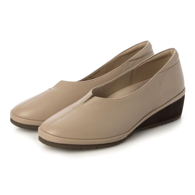 アトリエ/【3E】【レイン対応】ウエッジヒールスリットパンプスの