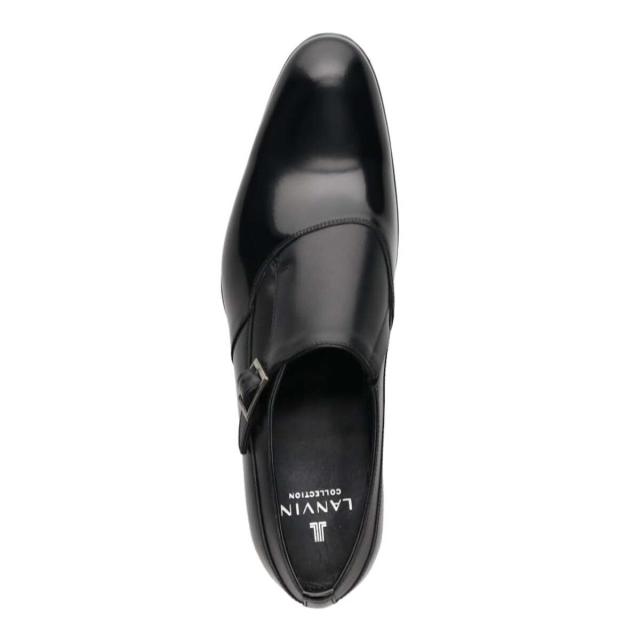 ランバン コレクション（LANVIN COLLECTION）/【LANVIN COLLECTION】異素材MIXフォーマルプレーンシングルモンクストラップ