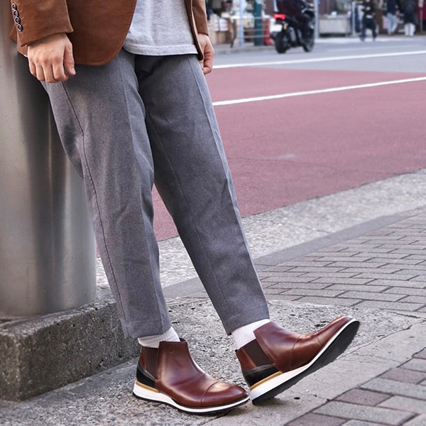 ランバン オン ブルー（LANVIN en Bleu）/スポーツMIX サイドゴアブーツ