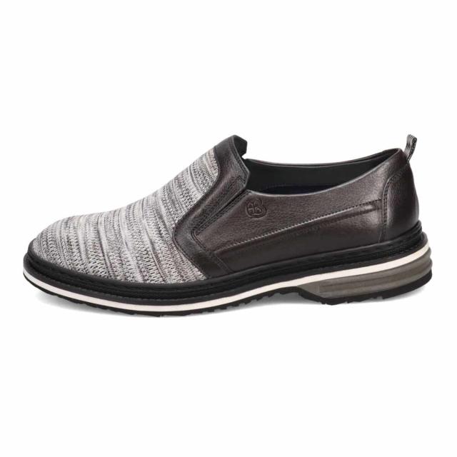 ランバン オン ブルー（LANVIN en Bleu）/LANVIN en Bleu ニットスニーカーコンビネーションスリッポンシューズ