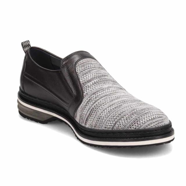 ランバン オン ブルー（LANVIN en Bleu）/LANVIN en Bleu ニットスニーカーコンビネーションスリッポンシューズ