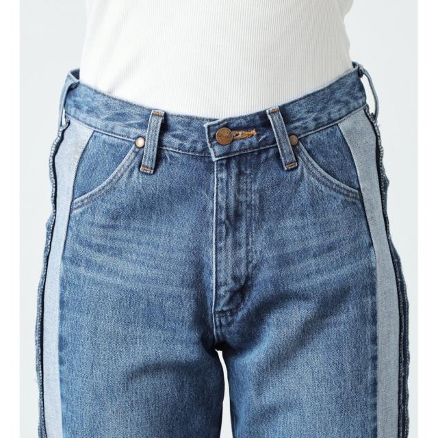 70s80sUSA製 Wranglerラングラー13MWZ リメイクデニムパンツ ラングラー（Wrangler）/13MWZ 【リメイク】ストレートデニム