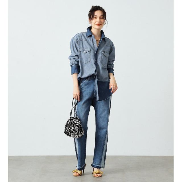 70s80sUSA製 Wranglerラングラー13MWZ リメイクデニムパンツ 70s80sUSA製 Wranglerラングラー13MWZ リメイクデニムパンツ