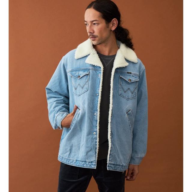 ラングラー（Wrangler）/【ユニセックス】【秋冬】 デニム ボアランチ