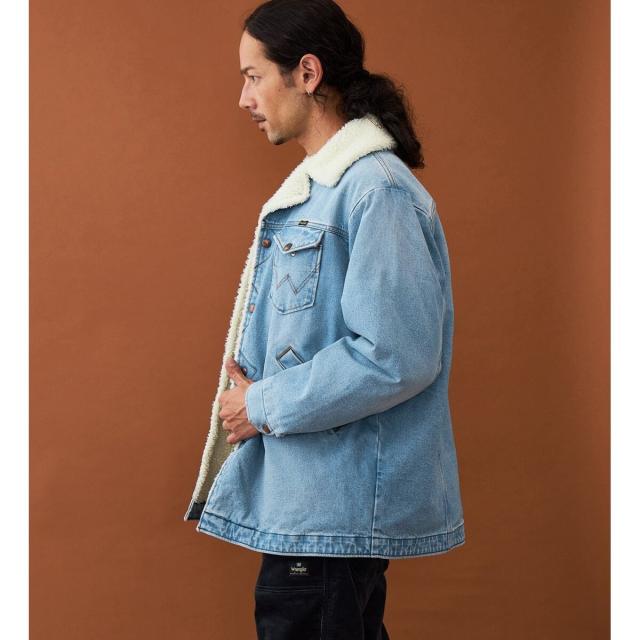 ラングラー（Wrangler）/【ユニセックス】【秋冬】 デニム ボアランチコート_3