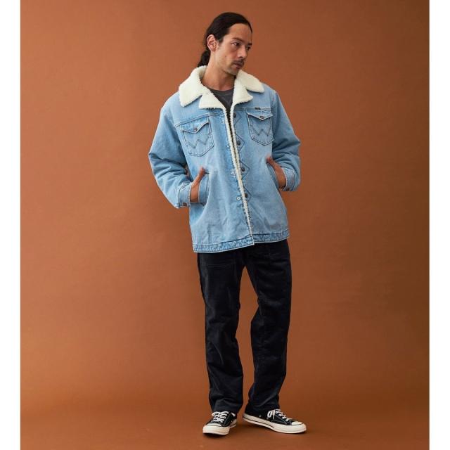ラングラー（Wrangler）/【ユニセックス】【秋冬】 デニム ボアランチコート_13