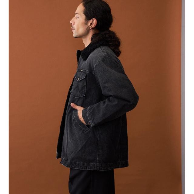 ラングラー（Wrangler）/【ユニセックス】【秋冬】 デニム ボアランチコート_16