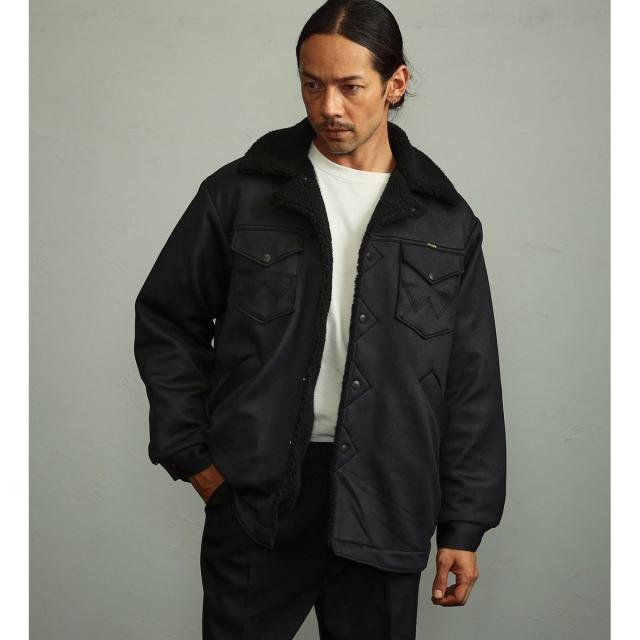 ラングラー（Wrangler）/【ユニセックス】【秋冬】 レザーライク ボア